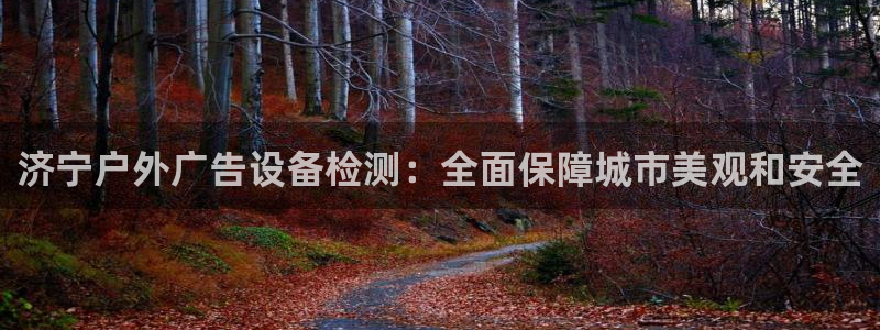 杏宇平台怎么样知乎：济宁户外广告设备检测：全面保障城市美观和安全