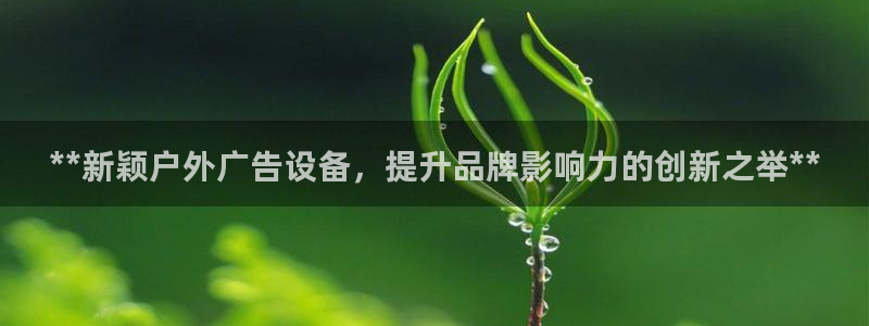 杏宇平台总代理电话：**新颖户外广告设备，提升品牌影响力的创新之举**