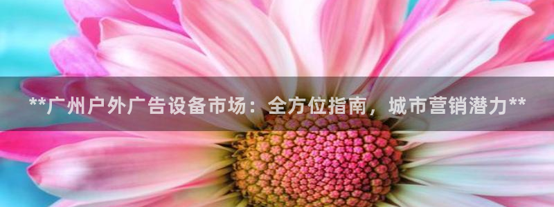 杏宇平台代理：**广州户外广告设备市场：全方位指南，城市营销潜力**
