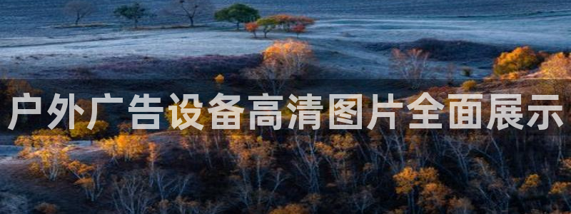 杏宇平台总代理是谁：户外广告设备高清图片全面展示