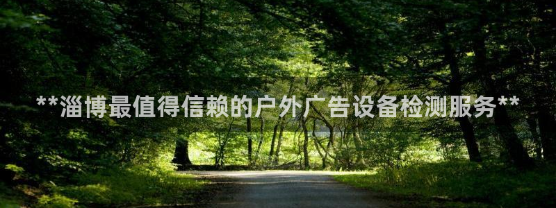 杏宇平台主管：**淄博最值得信赖的户外广告设备检测服务**