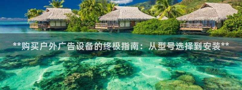 杏宇平台是什么：**购买户外广告设备的终极指南：从型号选择到安装**