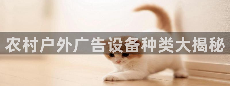 杏宇平台开户：农村户外广告设备种类大揭秘