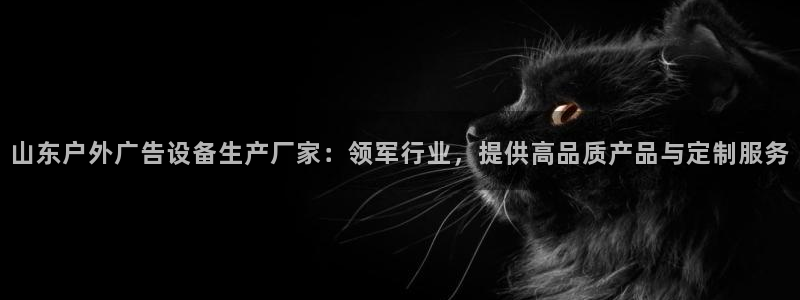 杏宇平台注册地址在哪里：山东户外广告设备生产厂家：领军行业，提供高品质产品与定制服务