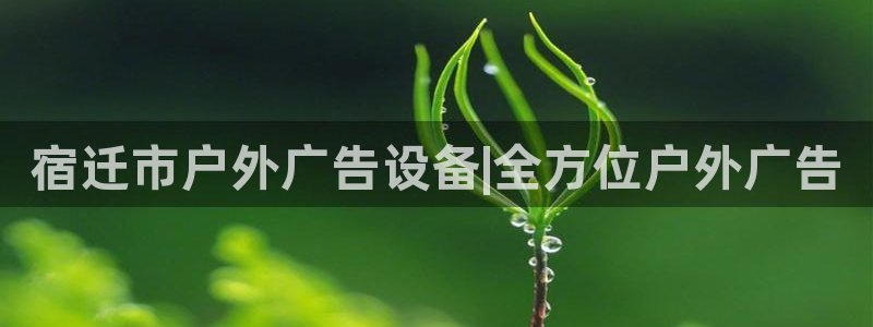 杏宇平台主管：宿迁市户外广告设备|全方位户外广告