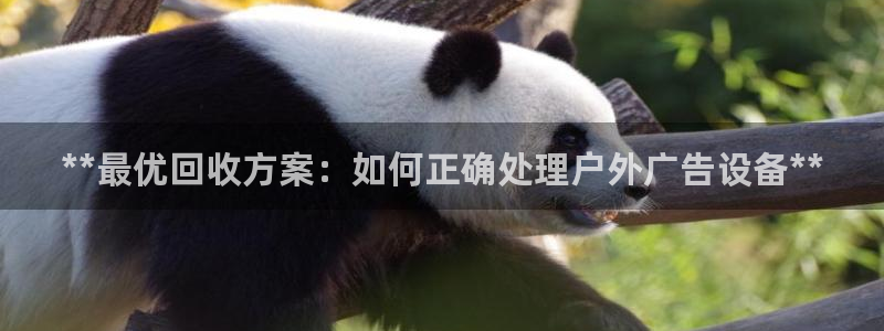 杏宇平台注册地址在哪里：**最优回收方案：如何正确处理户外广告设备**