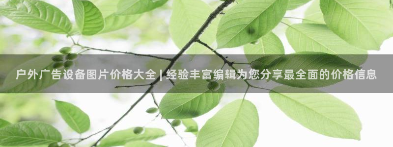 杏宇平台代理怎么赚钱：户外广告设备图片价